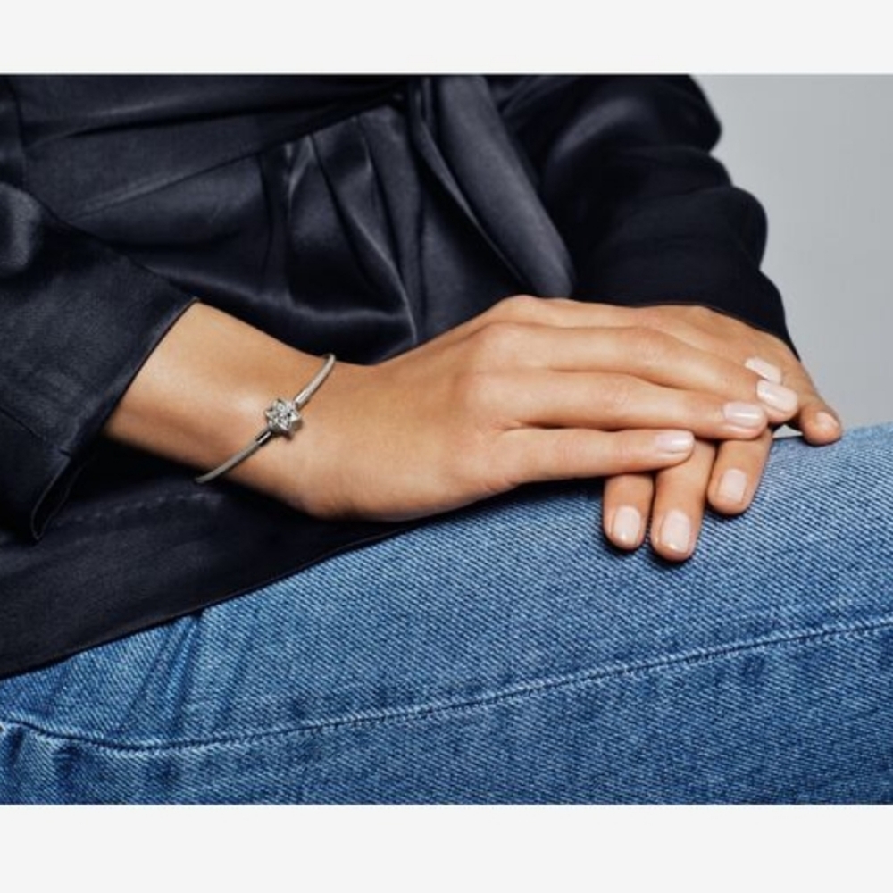 PANDORA Moments Shine Bright Mesh Bracelet 7.5"